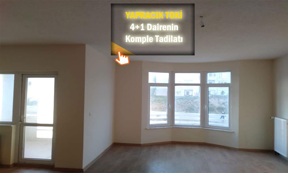 4+1 komple ev tadilat projemiz